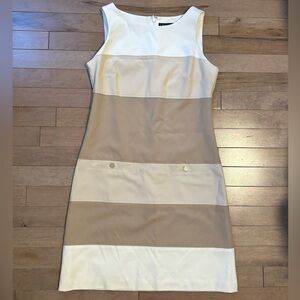 White House Black Market Sleeveless Shift Dress